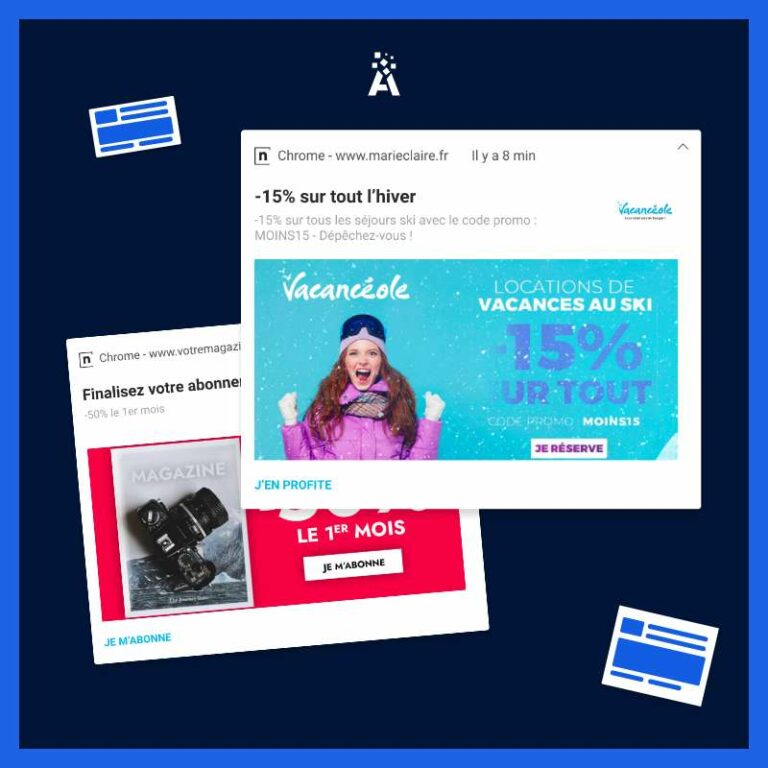 Remarketing par web push notification