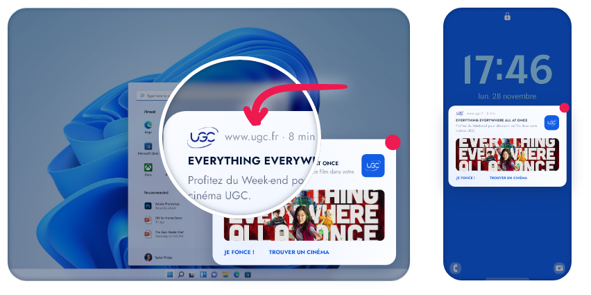 web push étape 2 annonceurs