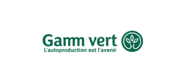 Kundenakquise Kundenbindung Innenausstattung Garten Gamm Vert logo