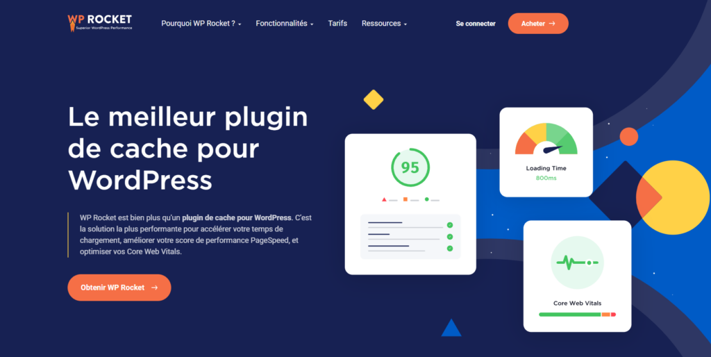 plugins wordpress imprescindibles: plataforma WP Rocket