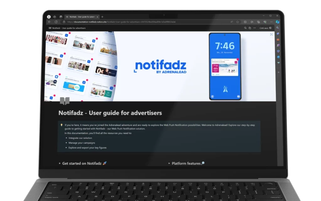 Documentation Notifadz user guides for advertisers
