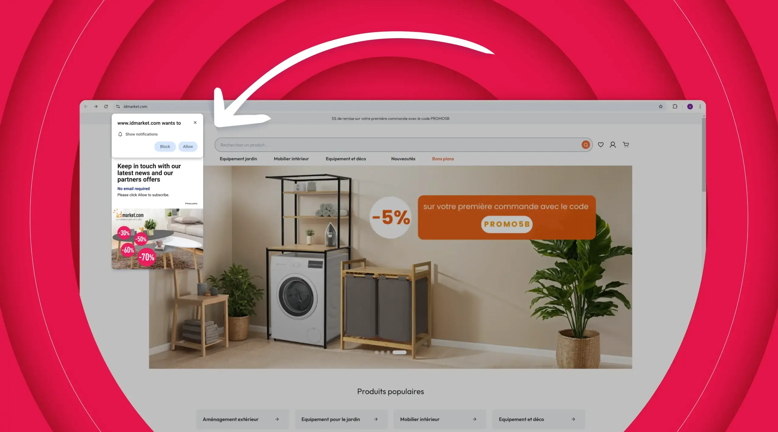Boostez vos ventes avec les notifications Push Web sur Shopify grâce à Notifadz