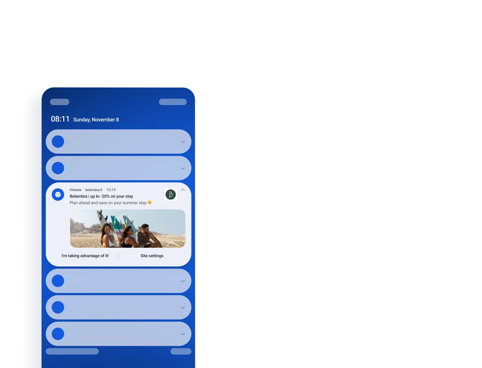 Web Push Mobile