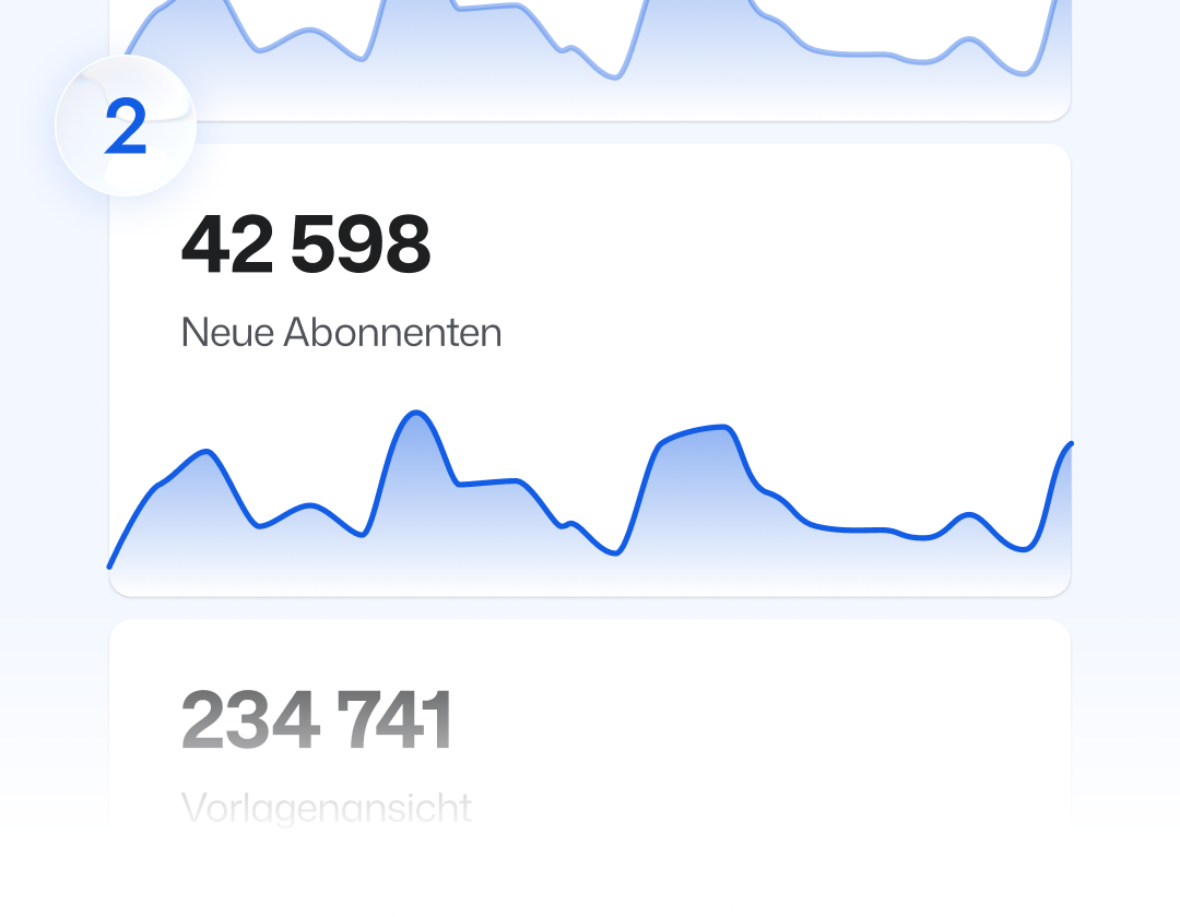 Schritt 2: Abonnentenbasis aufbauen und Beziehungsszenarien erstellen