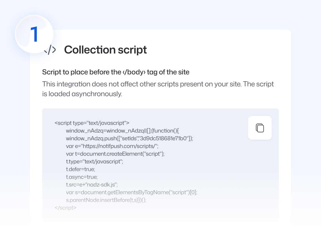 Step 1: create your account and install the solution