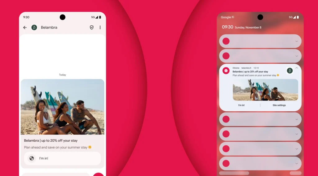 Notifications Push vs SMS