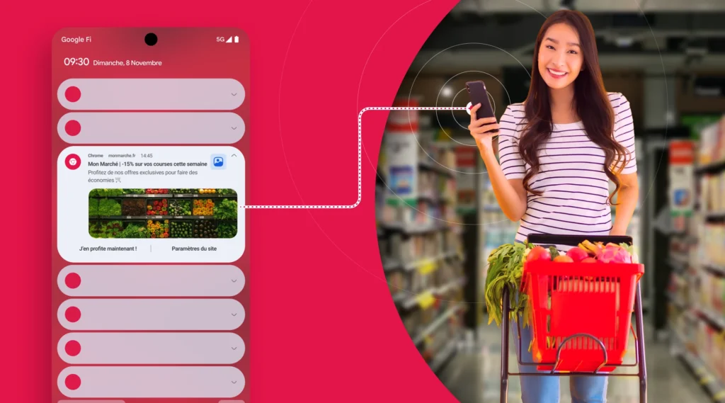 La Web Push Notification pour la grande distribution